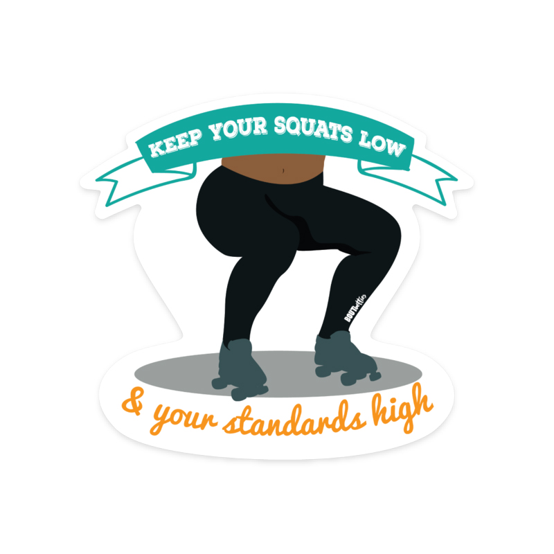 Sticker – “Squats Low”