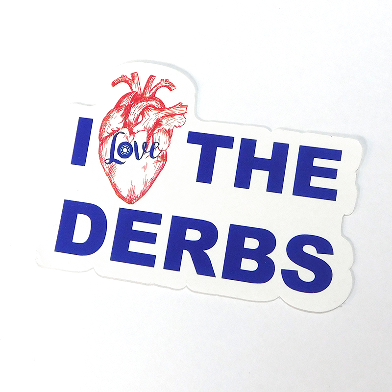 Sticker – “Love The Derbs”