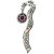 Dragon Bookmark w/ Your Choice Roller Derby Skate Bearing Pendant
