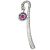 Dragon Bookmark w/ Your Choice Roller Derby Skate Bearing Pendant