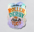 I wonder if Roller Derby Misses Me Too? Text only 3″ Laminated Holographic vinyl sticker