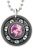 Purple Sea Sediment Roller Derby Skate Bearing Pendant Necklace