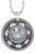 Crystal Transmission Roller Derby Skate Bearing Pendant Necklace