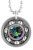 Vitrail Crystal Roller Derby Skate Bearing Pendant Necklace